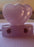 Rose quartz Double heart stand